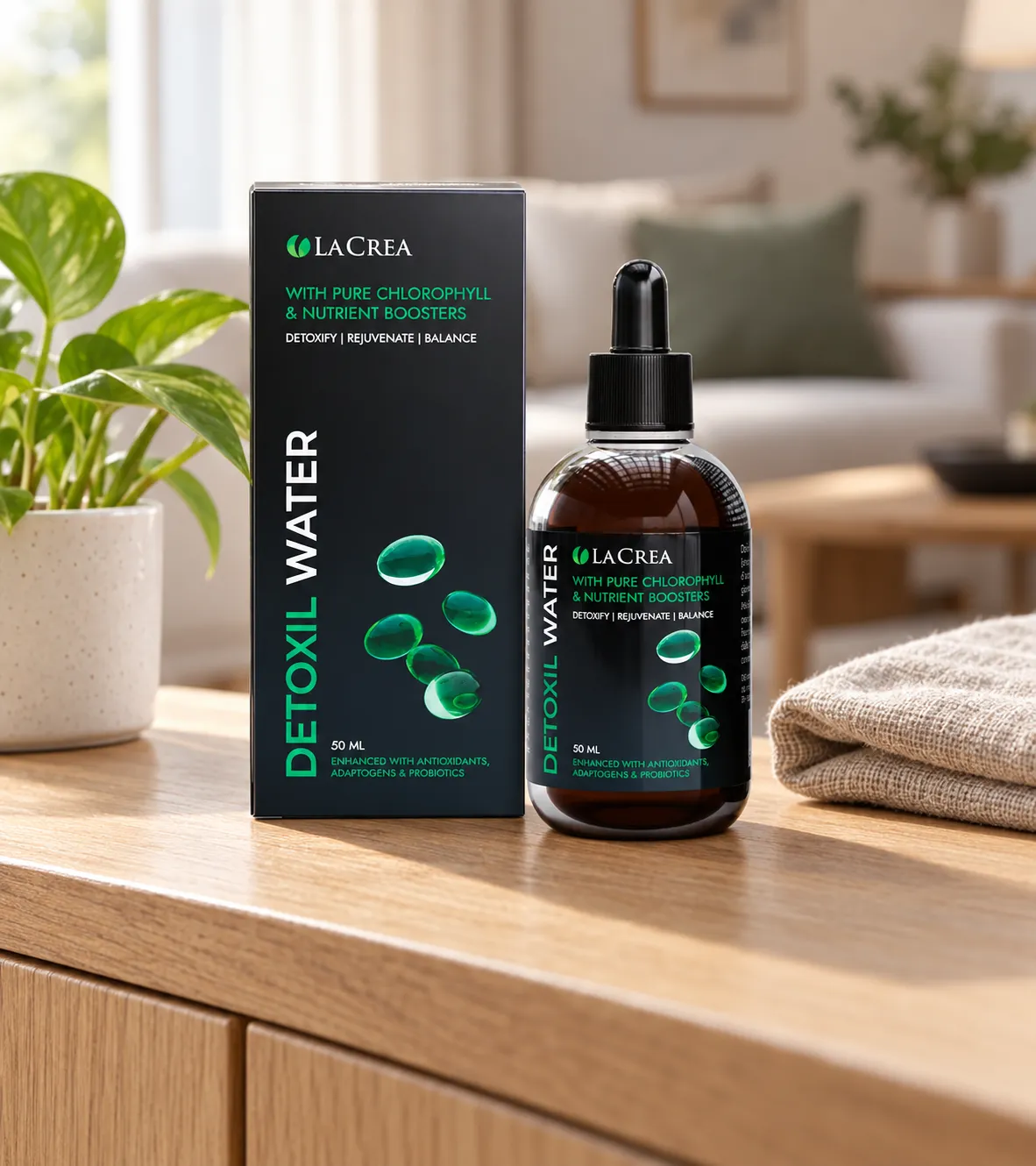 Detoxil Water Liver — opakowanie na co dzień