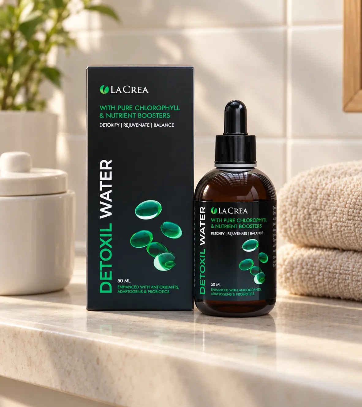 Detoxil Water — opakowanie na co dzień