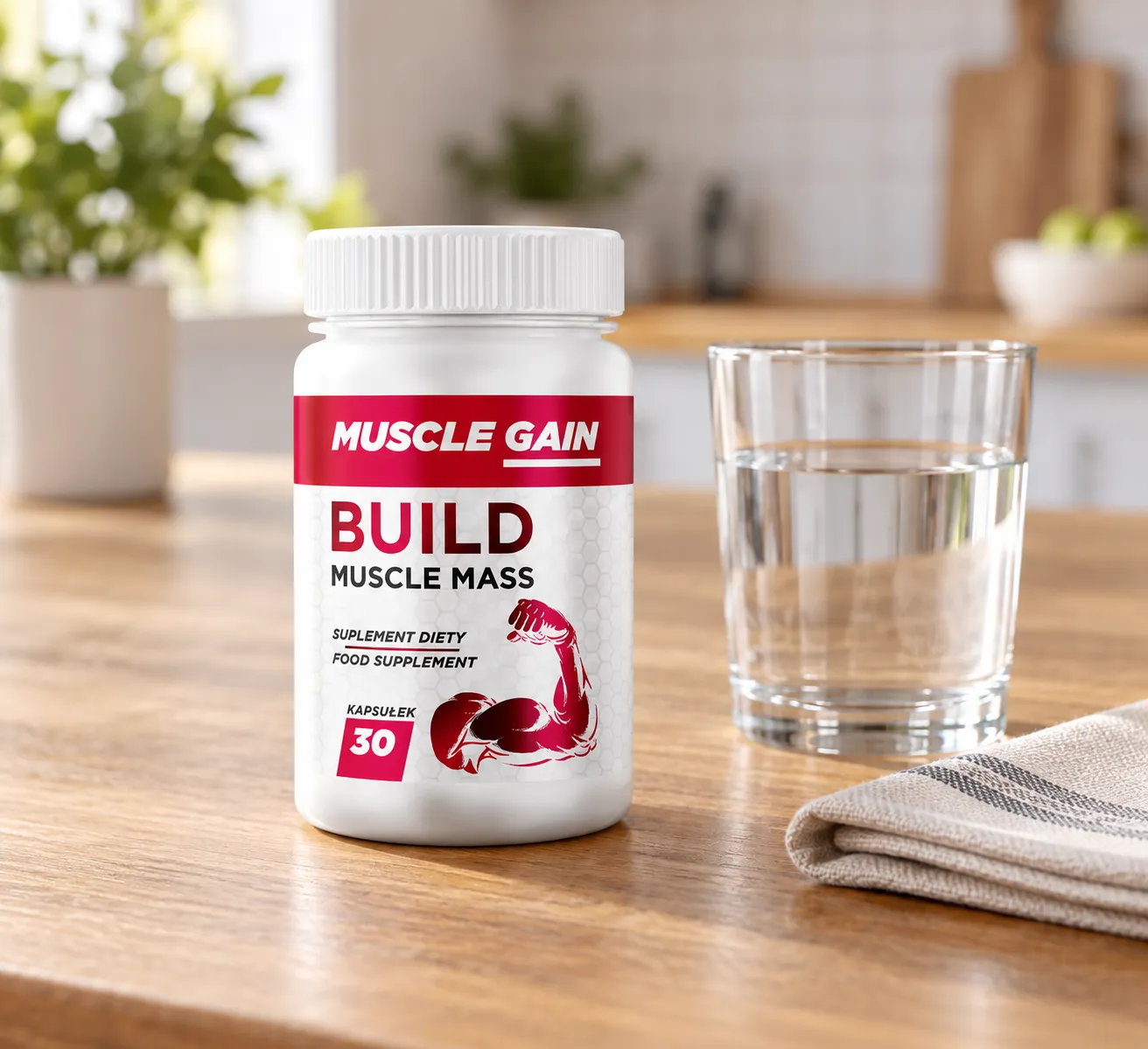 Muscle Gain — opakowanie na co dzień