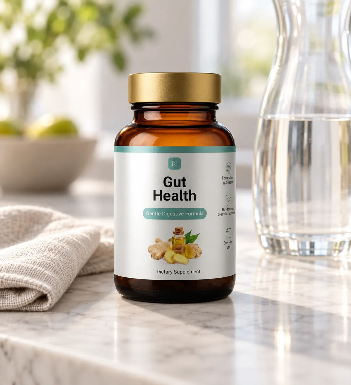 Gut health — opakowanie na co dzień