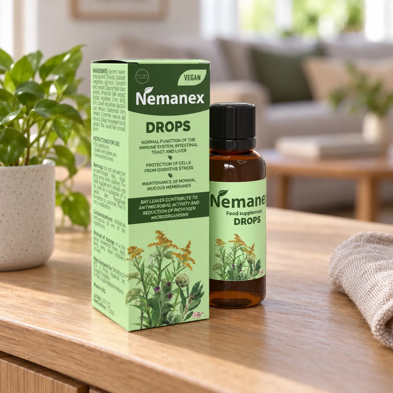 Nemanex — opakowanie na co dzień