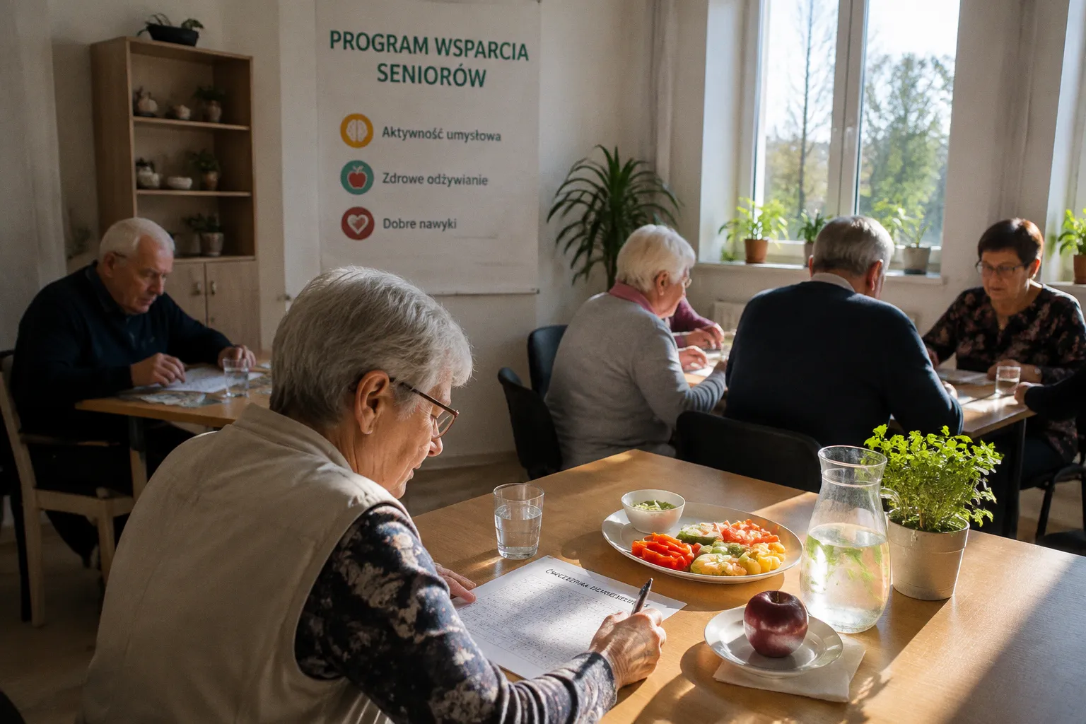 Półroczny program wsparcia seniorów poprawia koncentrację i nawyki żywieniowe